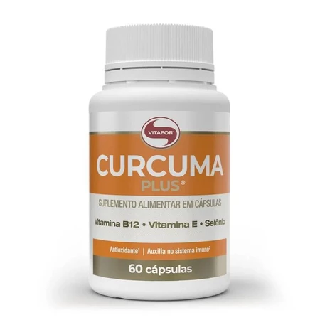 Cúrcuma Plus - Vitafor 60 cápsulas - Produto Original