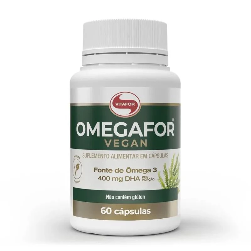 Omegafor Vegan Vitafor Ômega 3 - 60 cápsulas Nenhuma avaliação ainda