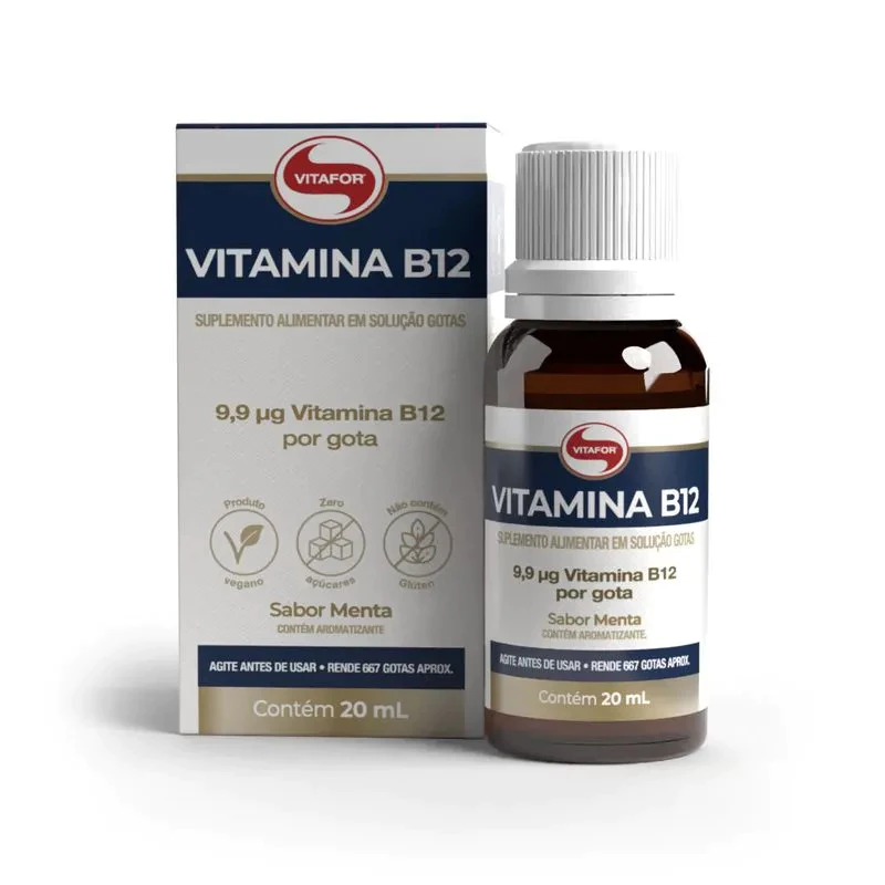 Vitamina B12 em gotas 20ml - Vitafor