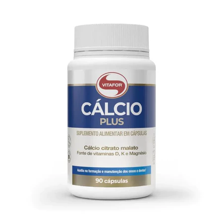 Cálcio Plus 90 Cápsulas - Vitafor