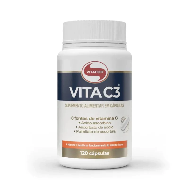 Vita C3 - Vitamina C Vitafor 120 cápsulas