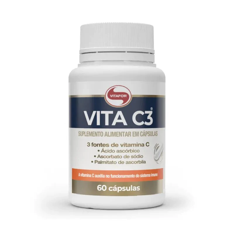 Vita C3 Vitamina C 60 Cápsulas Vitafor